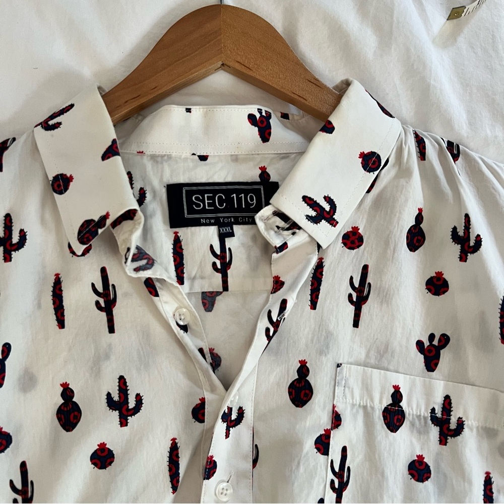 Men’s Phish Cactus Donut Print Shirt Section 119